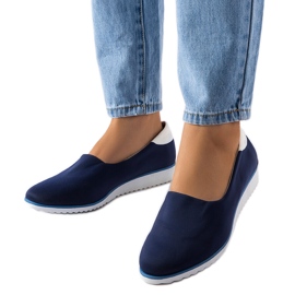 Deportivas elásticas azul marino de Alfonsi Deportivas elásticas azul marino de Alfonsi