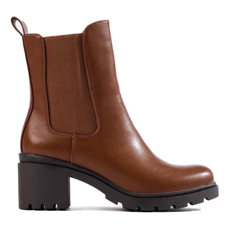 Botas Chelsea de mujer Shelovet en color marrón