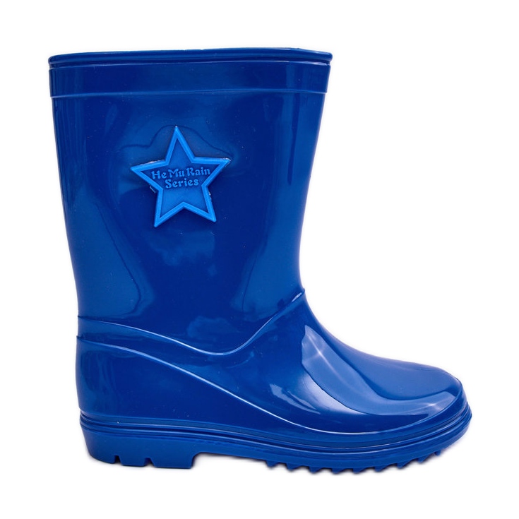 PG3 Botas de agua infantiles de goma azul Malvi