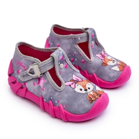 BEFADO S.A. Zapatillas Befado Ardillas Zapatos 110P467 Gris y Rosa rosado