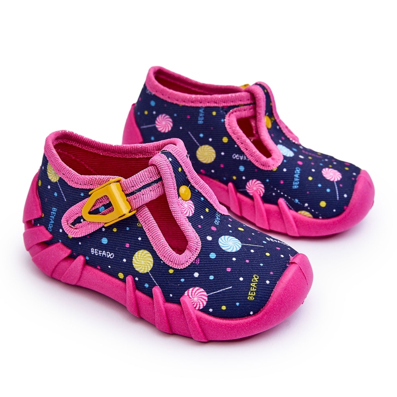 BEFADO S.A. Befado 110P471 Zapatillas Niña, Rosa y Azul Marino rosado