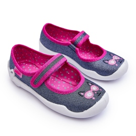 BEFADO S.A. Bailarina Infantil Befado Brillante 114X422 Azul Marino y Rosa