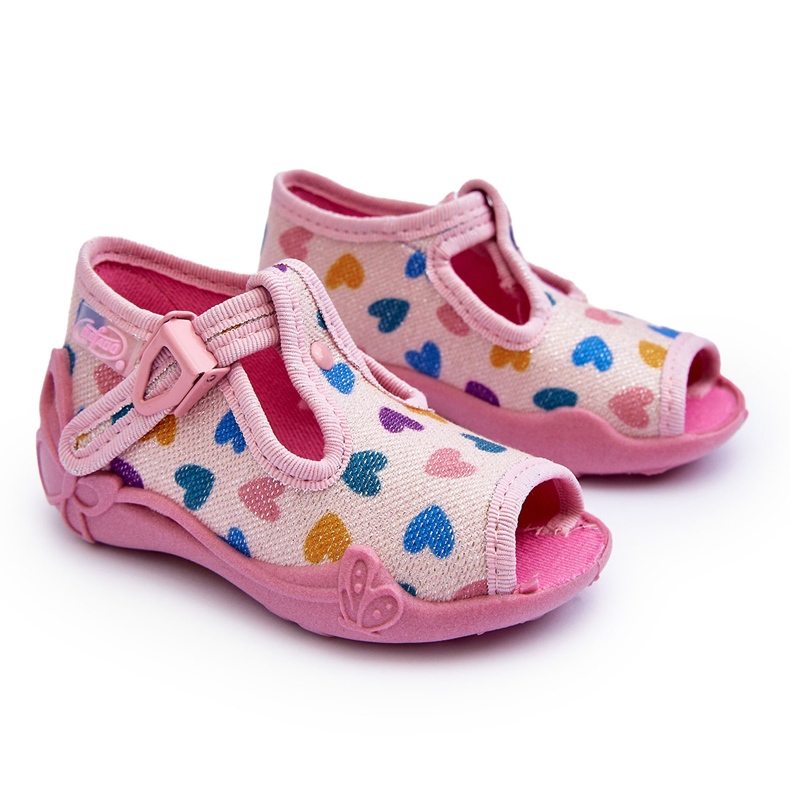 BEFADO S.A. Sandalias Pantuflas Befado Corazón 213P140 Rosa rosado