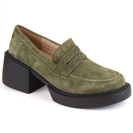 Zapatos mujer ante verde Filippo DP4685