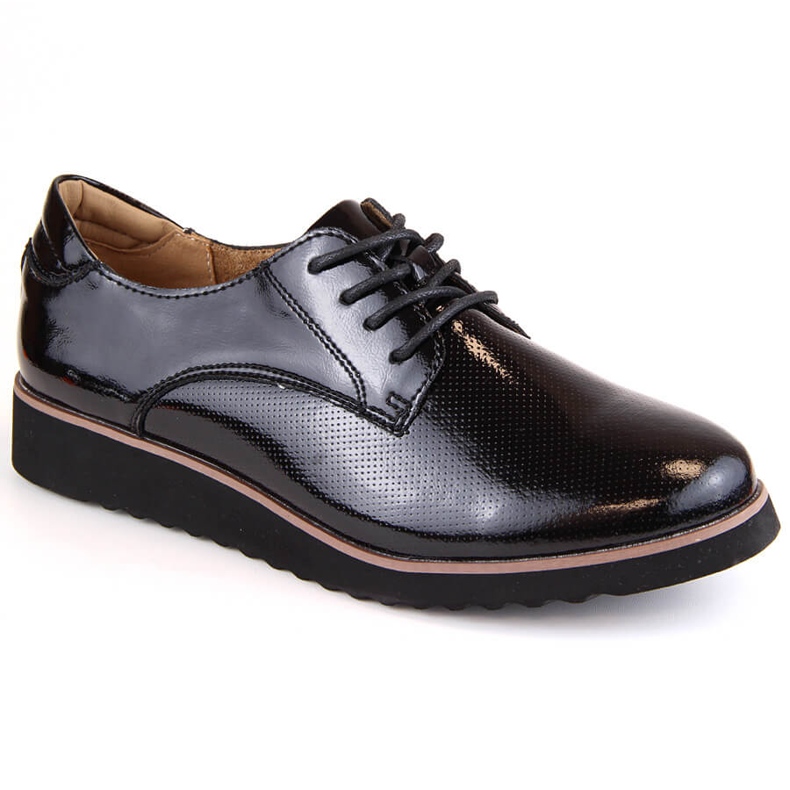 Zapatos de mujer charol negro Filippo DP4796