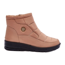 News Botas de nieve aislantes para mujer, color beige