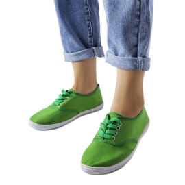 Zapatillas Wang verdes