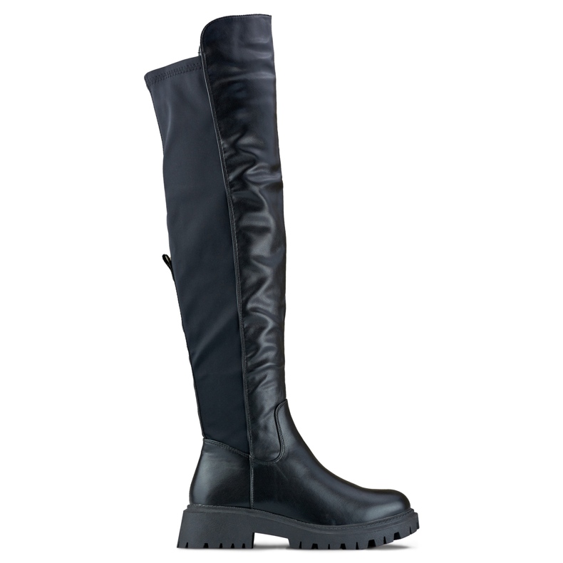 Botas de mujer Viris elasticas negras negro