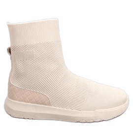 Ervin Beige calcetín zapatillas altas Ervin Beige calcetín zapatillas altas