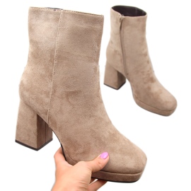 Botines de mujer ante beige Jezzi RMR2288-2