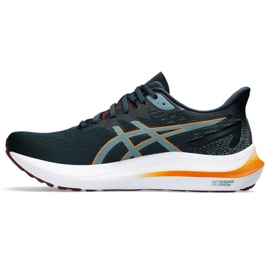 Zapatillas Asics GT-2000 12 M 1011B691 401 Azul Francés verde