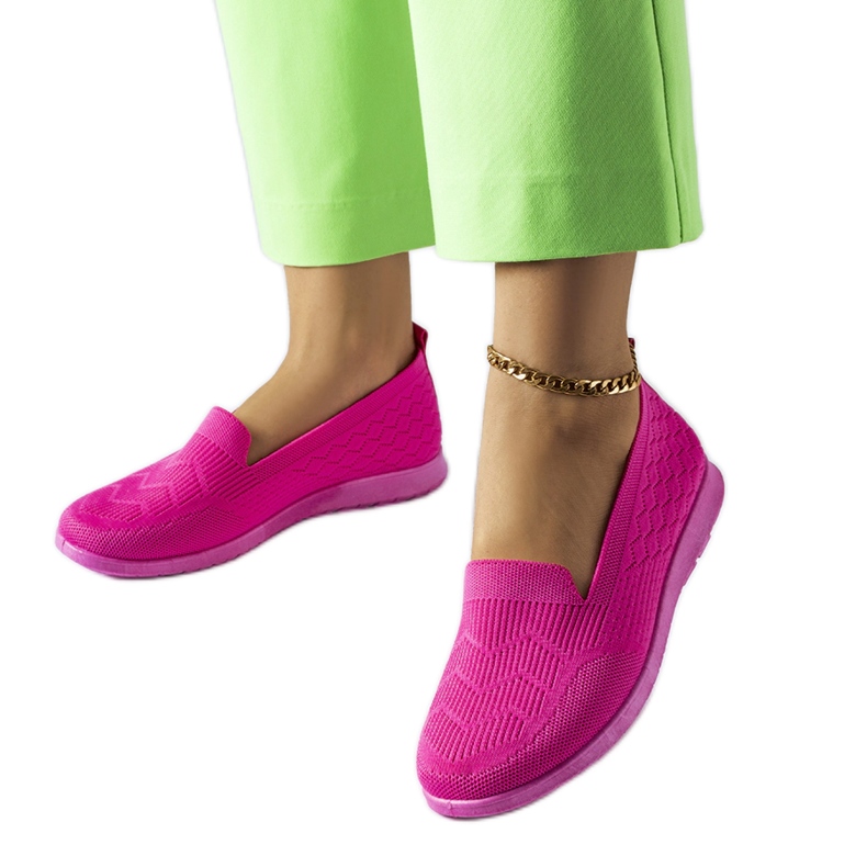 Inna Zapatillas Aoife de tela rosa rosado