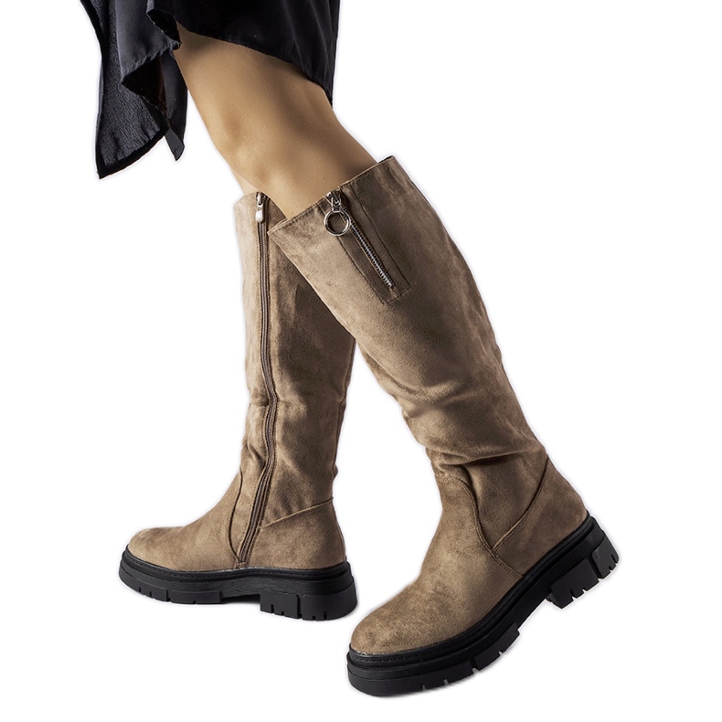 Botas Vinceza con aislamiento beige oscuro