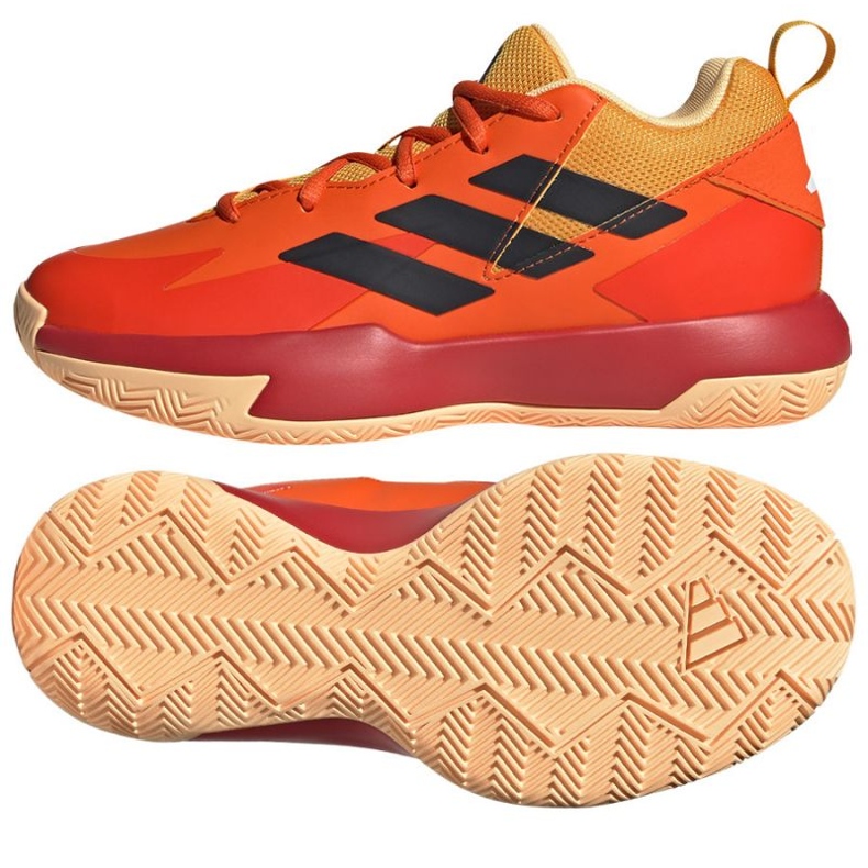 Zapatillas de baloncesto Adidas Cross Em Up Select Jr IE9274 naranja