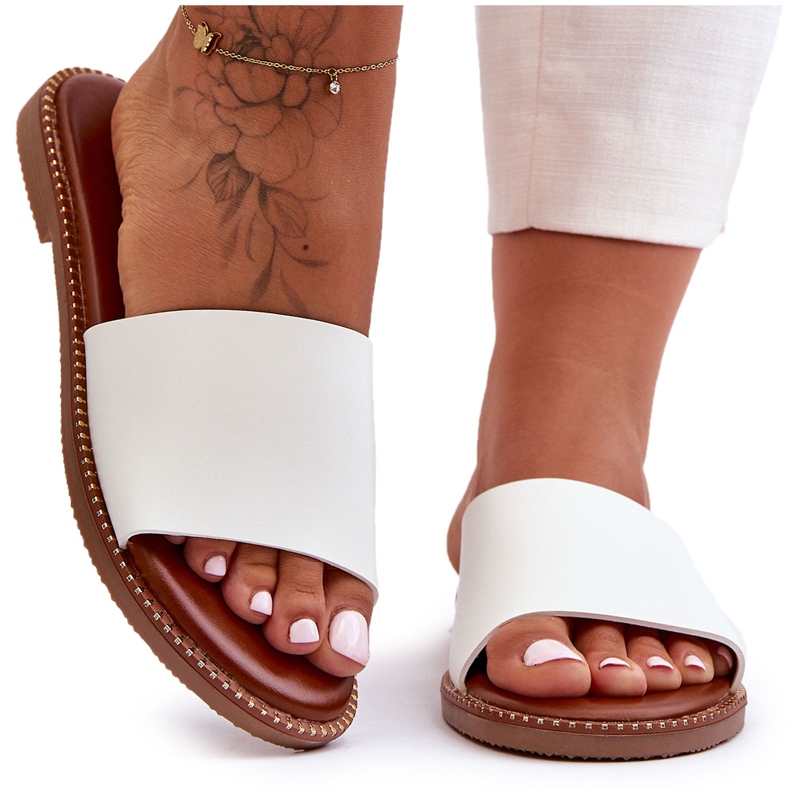 Sandalias Clásicas Mujer Afrodita Blanca blanco