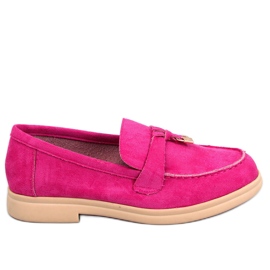Mocasines de ante de Ottavia Fucsia rosa