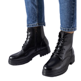 Botas aislantes negras de Vinceza negro Botas aislantes negras de Vinceza negro