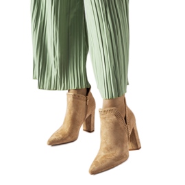 Botines Cammoro ante beige Botines Cammoro ante beige