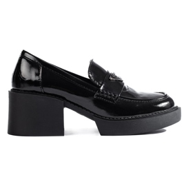 Zapatos tacón Shelovet charol negro