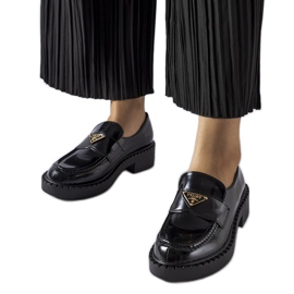 Mocasines negros de mujer de Milne