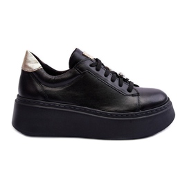 Deportivas de Piel con Plataforma Maciejka 06191-01 Negro