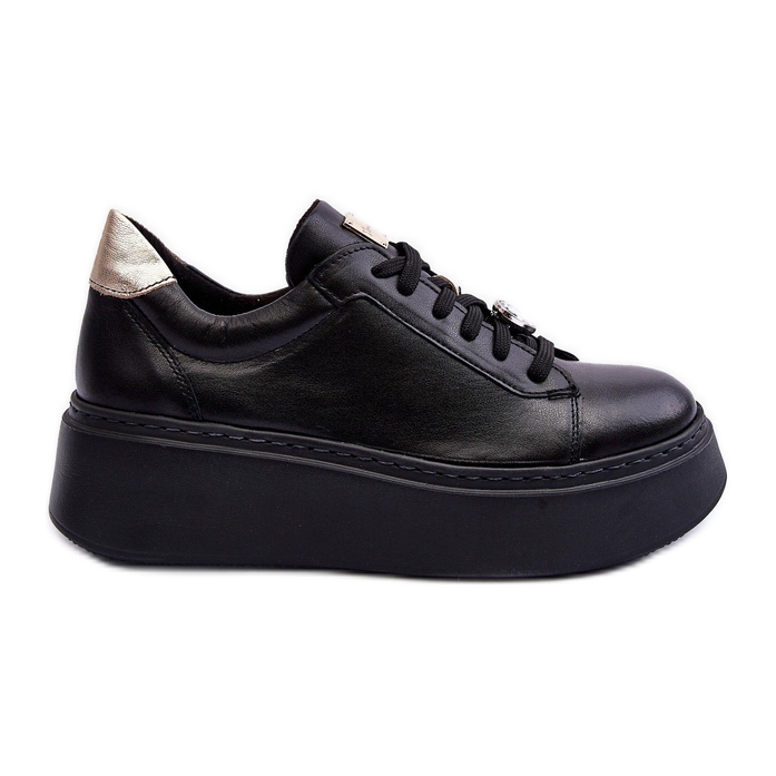 Deportivas de Piel con Plataforma Maciejka 06191-01 Negro