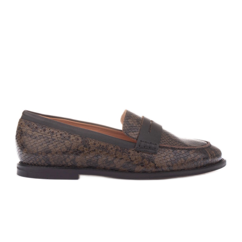 Marco Shoes Mocasines fabricados en piel natural. marrón