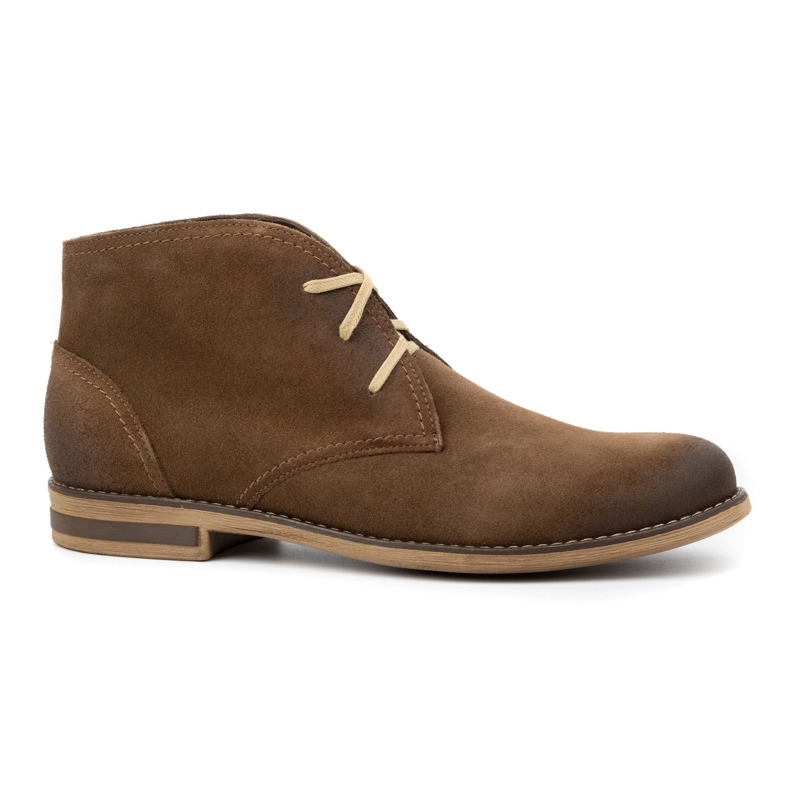 Kampol Botas de hombre, ante aislante 102KAM, marrón oscuro