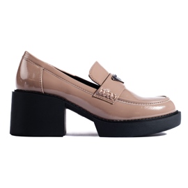 Zapatos mujer Shelovet lacados beige