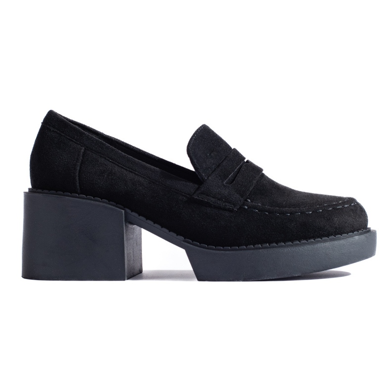 Zapatos de mujer Shelovet de ante negro