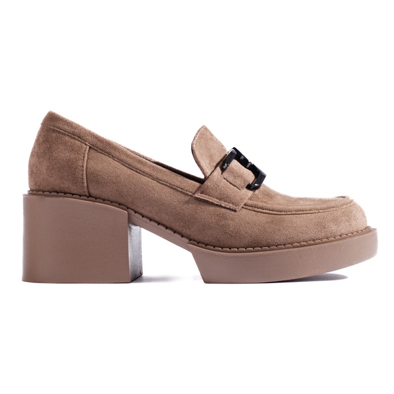 Zapatos tacón mujer Shelovet ante beige