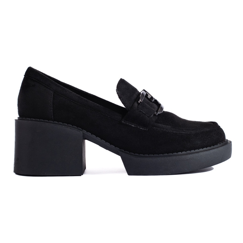 Zapatos tacón mujer Shelovet ante negro