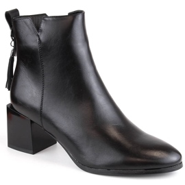 Botas Chelsea de mujer con aislamiento, negro, Potocki SZ12226