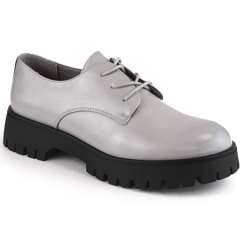 Zapatos oxford mujer gris Sergio Leone PB201