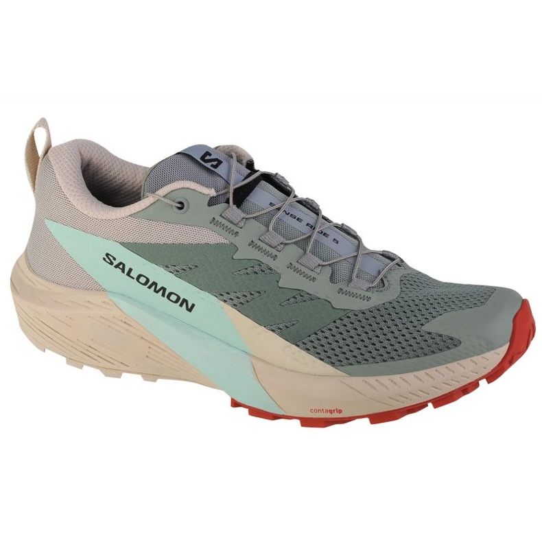 Zapatillas deportivas Salomon Sense Ride 5 todoterreno 472123 verde