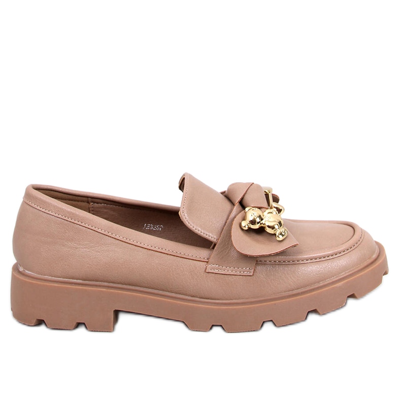 Mocasines oso peluche dorado Khaki Honey beige