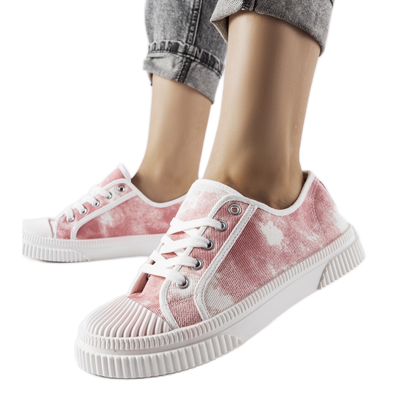 Zapatillas lavadas Clavet rosa rosado