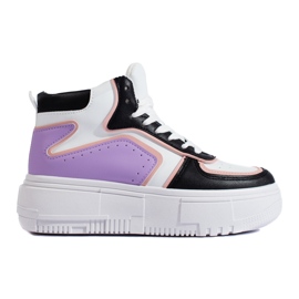 Zapatillas altas con plataforma gruesa Shelovet. multicolor
