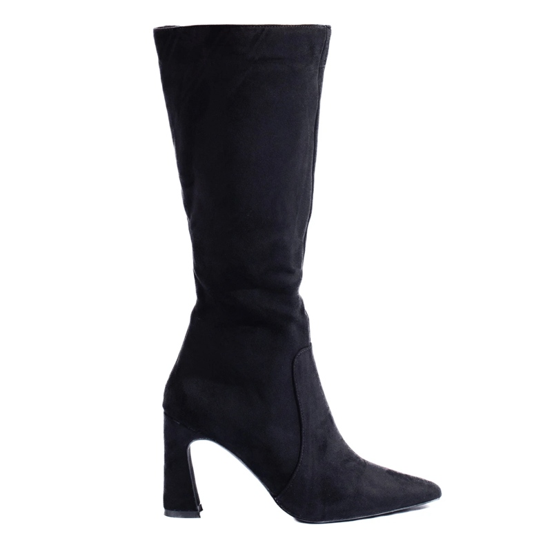 Botas tacón mujer Shelovet ante negro