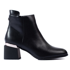 Botines Shelovet de mujer clásicos negros
