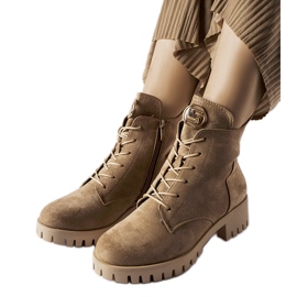 Botas Noha ante ecológico beige con aislamiento