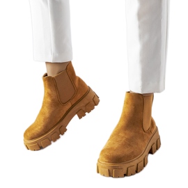 Botines de mujer marrón claro de Mooca
