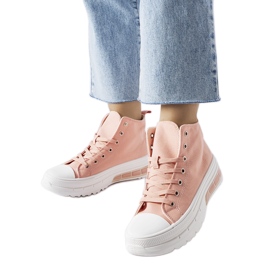 Zapatillas altas Quiet en rosa rosado