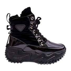 Botas aislantes sobre una plataforma enorme, Black Lanleh negro