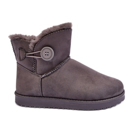 Botas De Nieve Mujer Aislante Con Adorno Gris Siriol