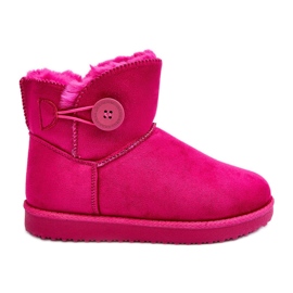 Botas De Nieve De Mujer Aislante Con Adorno Siriol Fucsia rosado