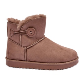 Botas de nieve aislantes para mujer con decoración, beige oscuro Siriol