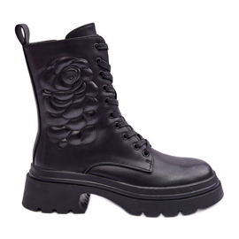 Botines Worker de piel con aislamiento S.Barski MR870-25 Negro
