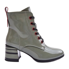 Botas Tacón Charol S.Barski MR870-49 Verde
