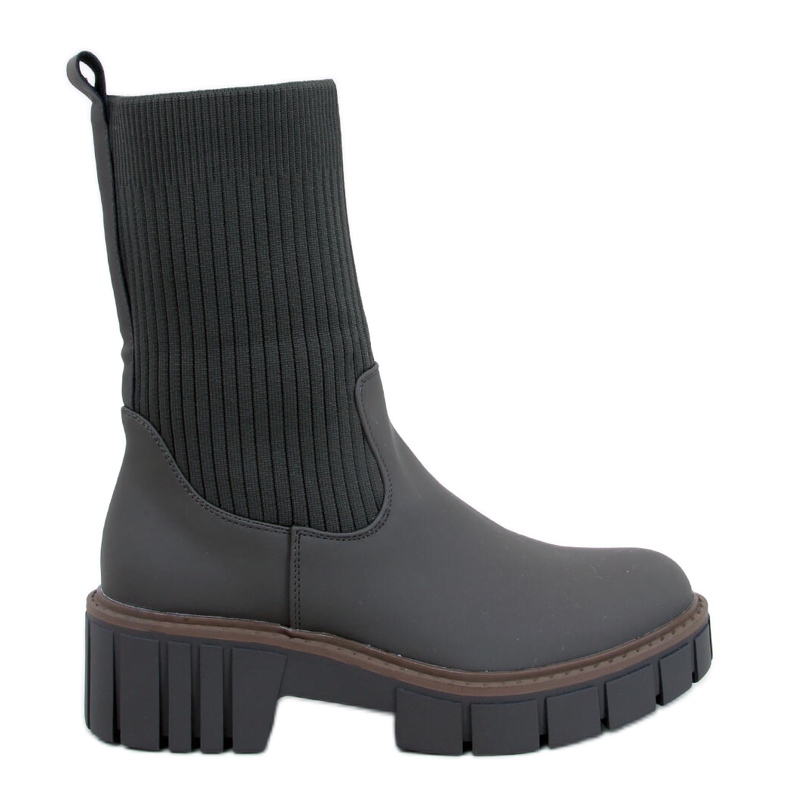 Botas Chelsea altas Ruddins Kaki con parte superior flexible verde Botas Chelsea altas Ruddins Kaki con parte superior flexible verde